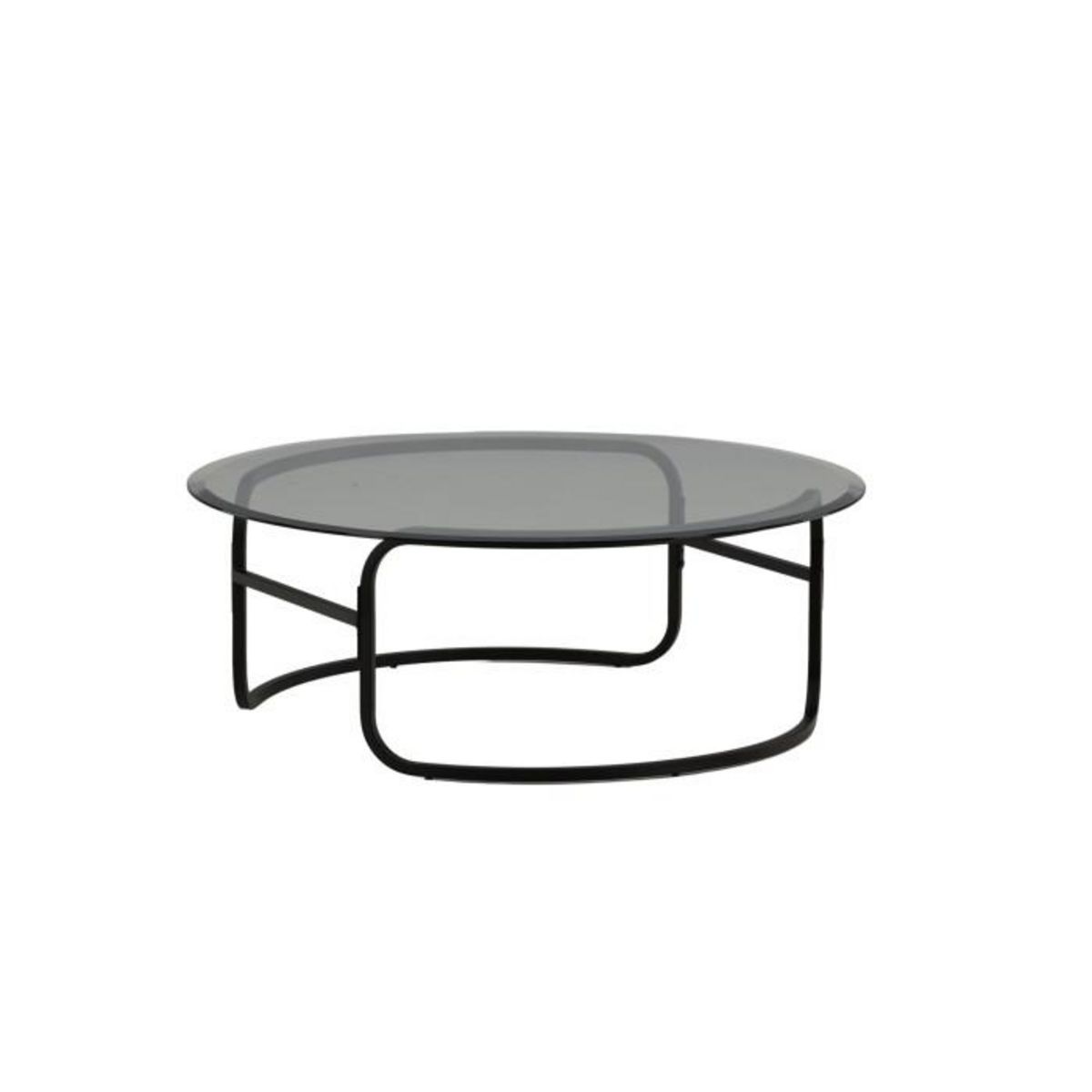 Paris Prix Table Basse Design en Verre  Lomma  110cm Noir
