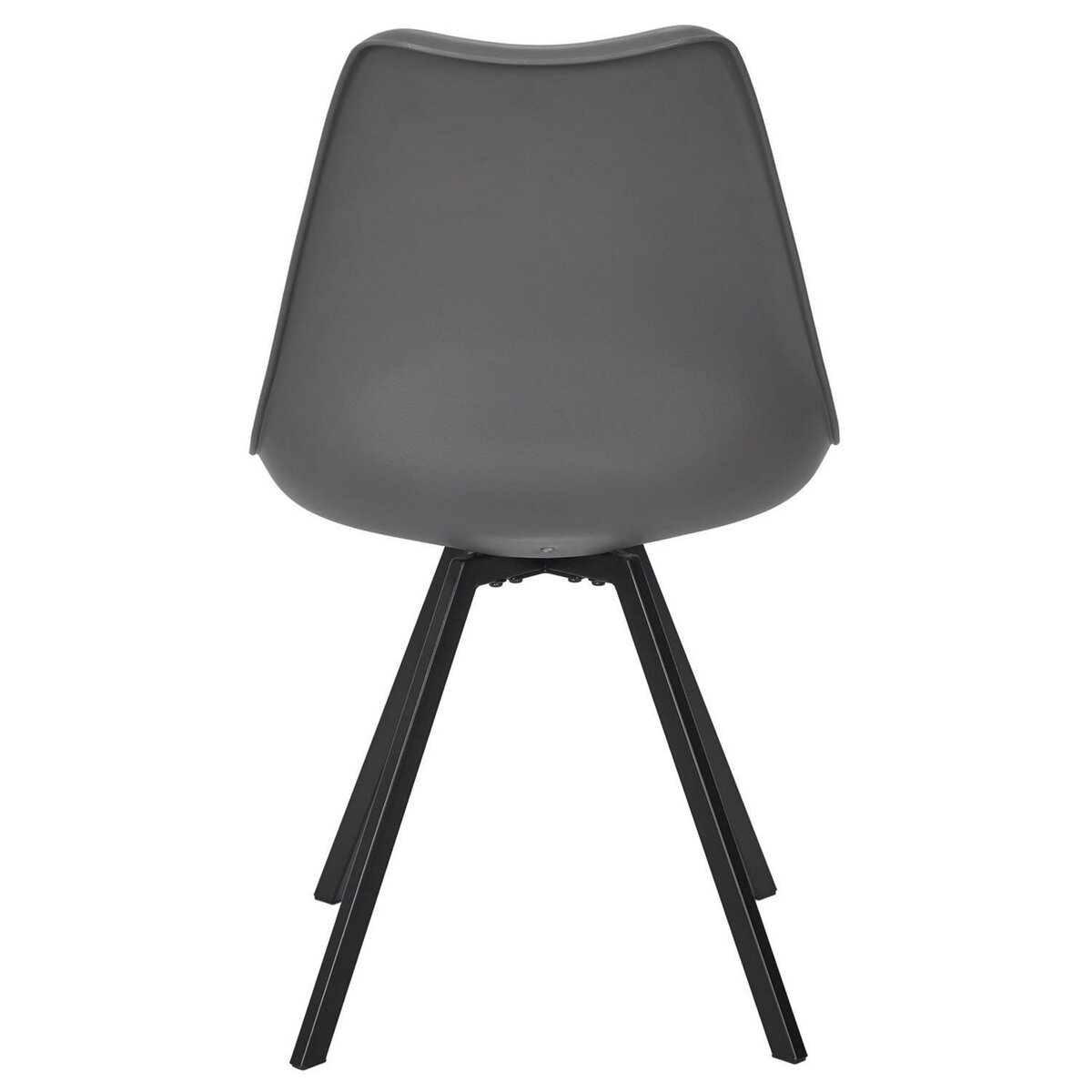 TOILINUX Lot de 4 chaises avec coussin ATOME