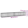 Voir la diapositive 6 : VIDAXL Panier gabion avec couvercle 400x50x50 cm fer galvanise