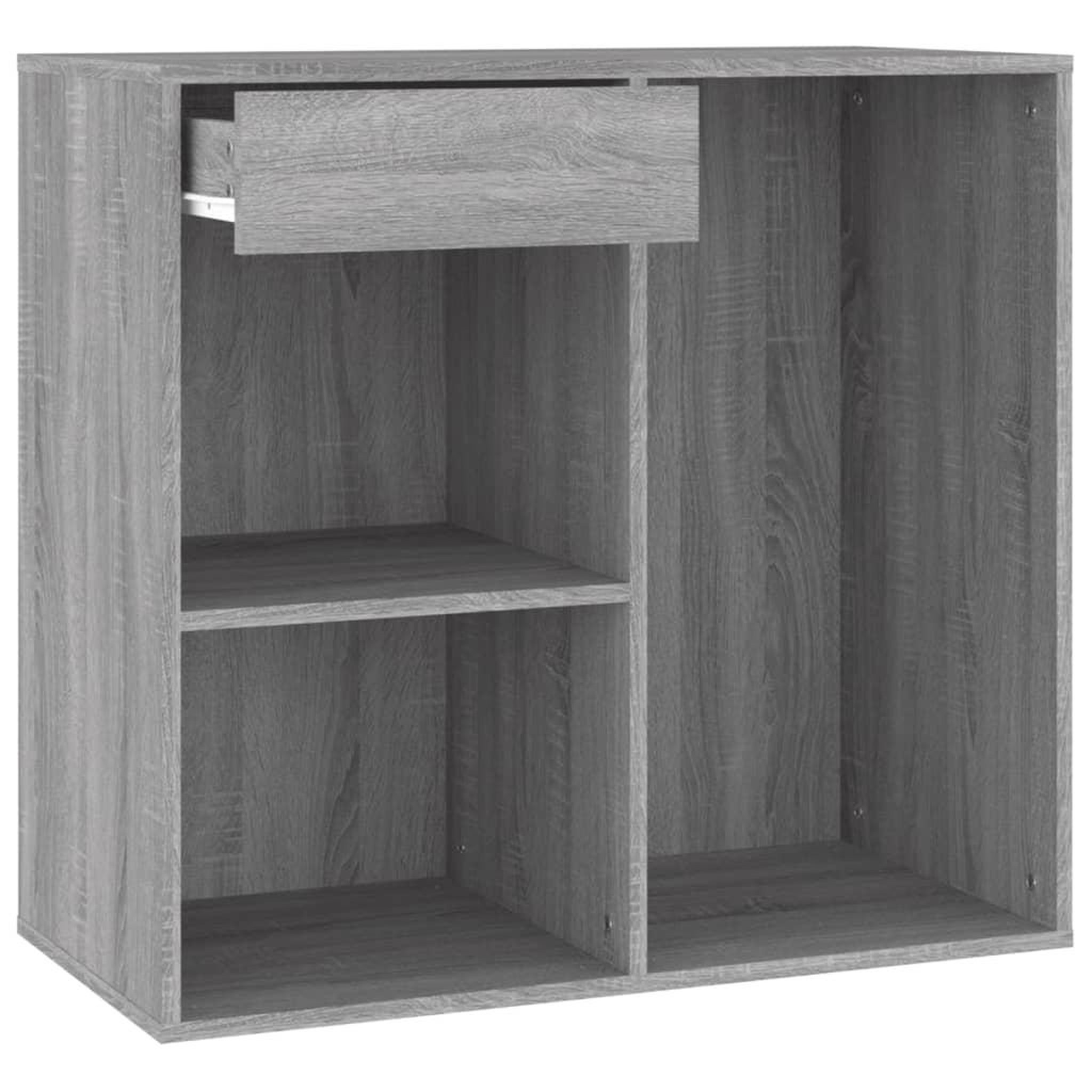Voir la diapositive 4 : VIDAXL Armoire cosmetique Sonoma gris 80x40x75 cm Bois d'ingenierie