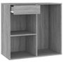 Voir la diapositive 4 : VIDAXL Armoire cosmetique Sonoma gris 80x40x75 cm Bois d'ingenierie