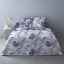 Voir la diapositive 1 : Dourev Housse de couette 240x220 Chika bleu + 2 taies
