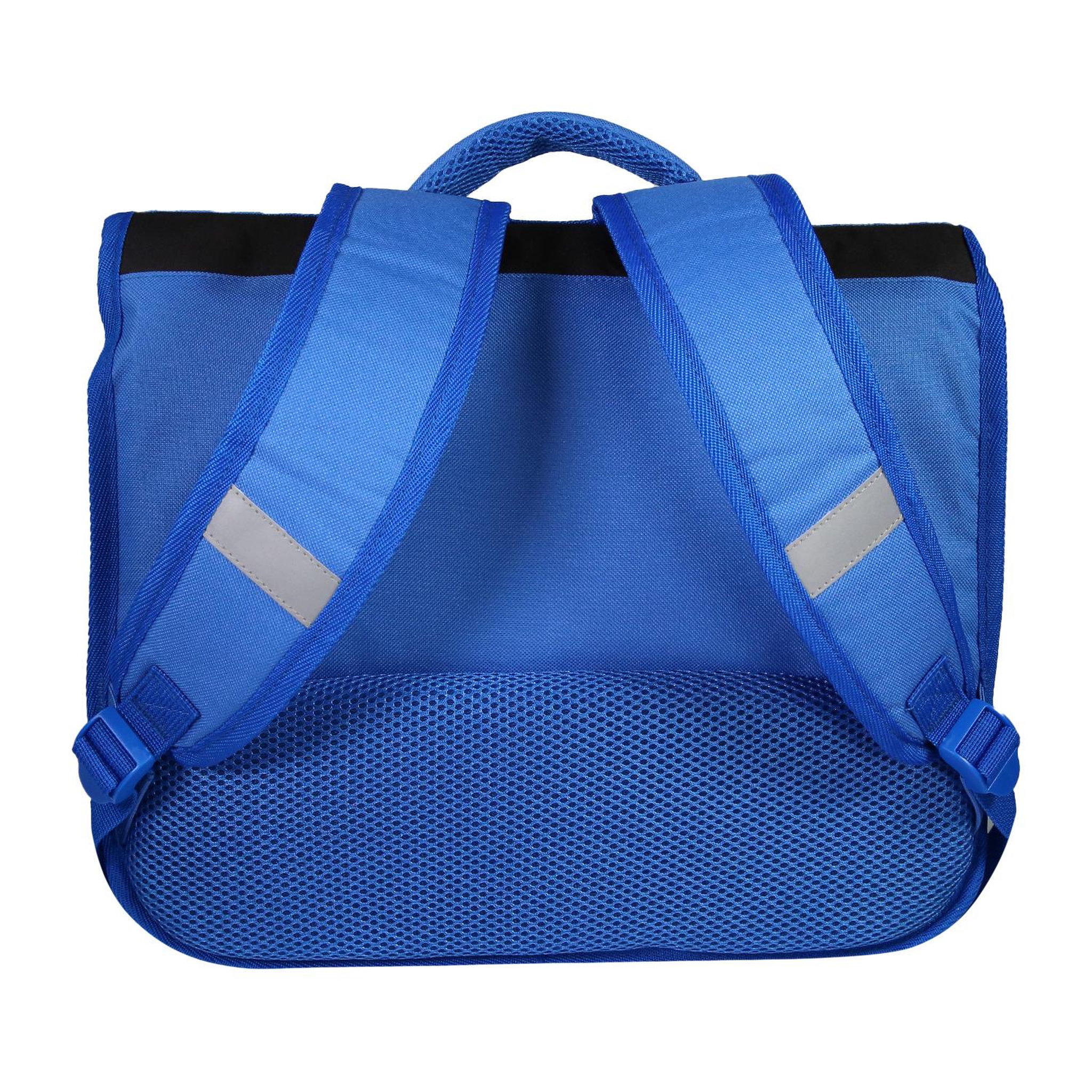 Voir la diapositive 4 : Bagtrotter Cartable Scolaire Primaire 38cm Jurassic World Noir et Bleu  2 Compartiments Bagtrotter