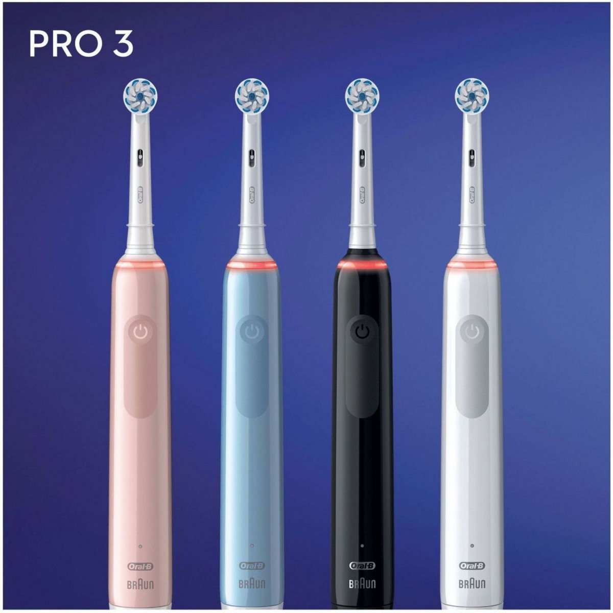 ORAL B Brosse à dents électrique Pro 3800 sensi ulta thin blanche