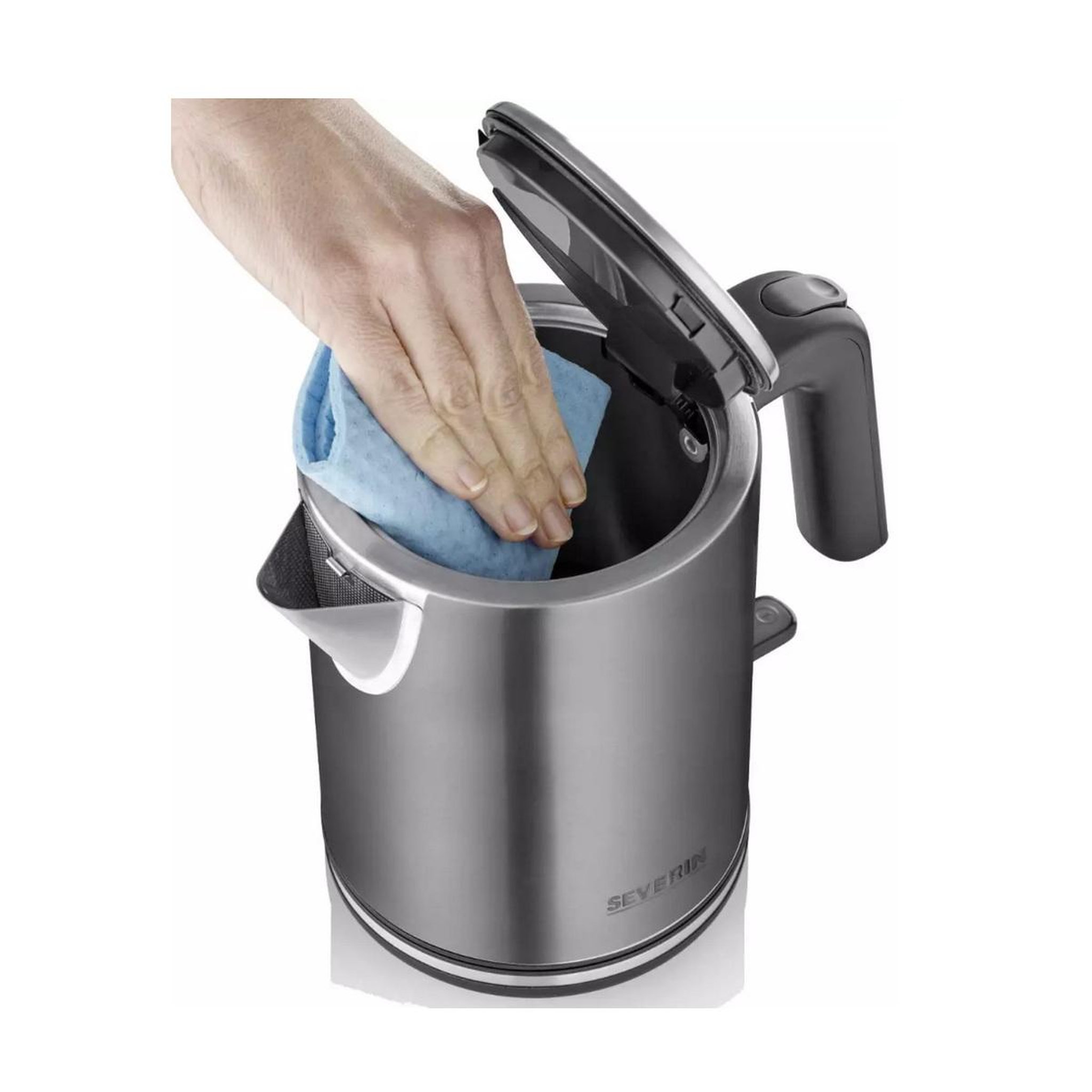 Voir la diapositive 5 : SEVERIN Bouilloire sans fil 1l 2400w noir/inox - wk9342
