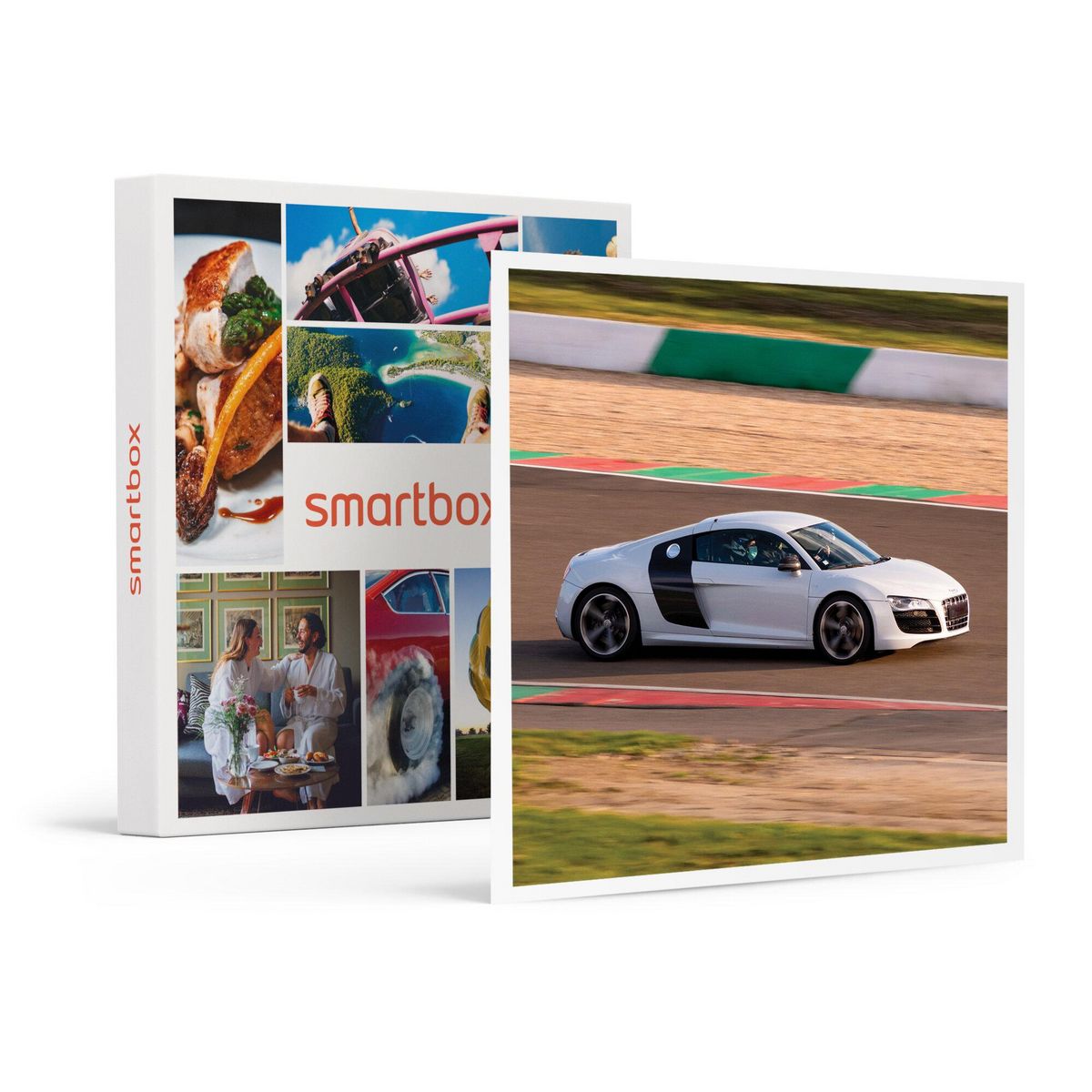 Smartbox Stage de pilotage : 4 à 5 tours de circuit au volant d'une Audi R8 V10 - Coffret Cadeau Sport & Aventure
