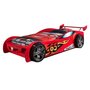 Voir la diapositive 1 : Paris Prix Pack - Lit Enfant & Matelas  LeMans  90x200cm Rouge