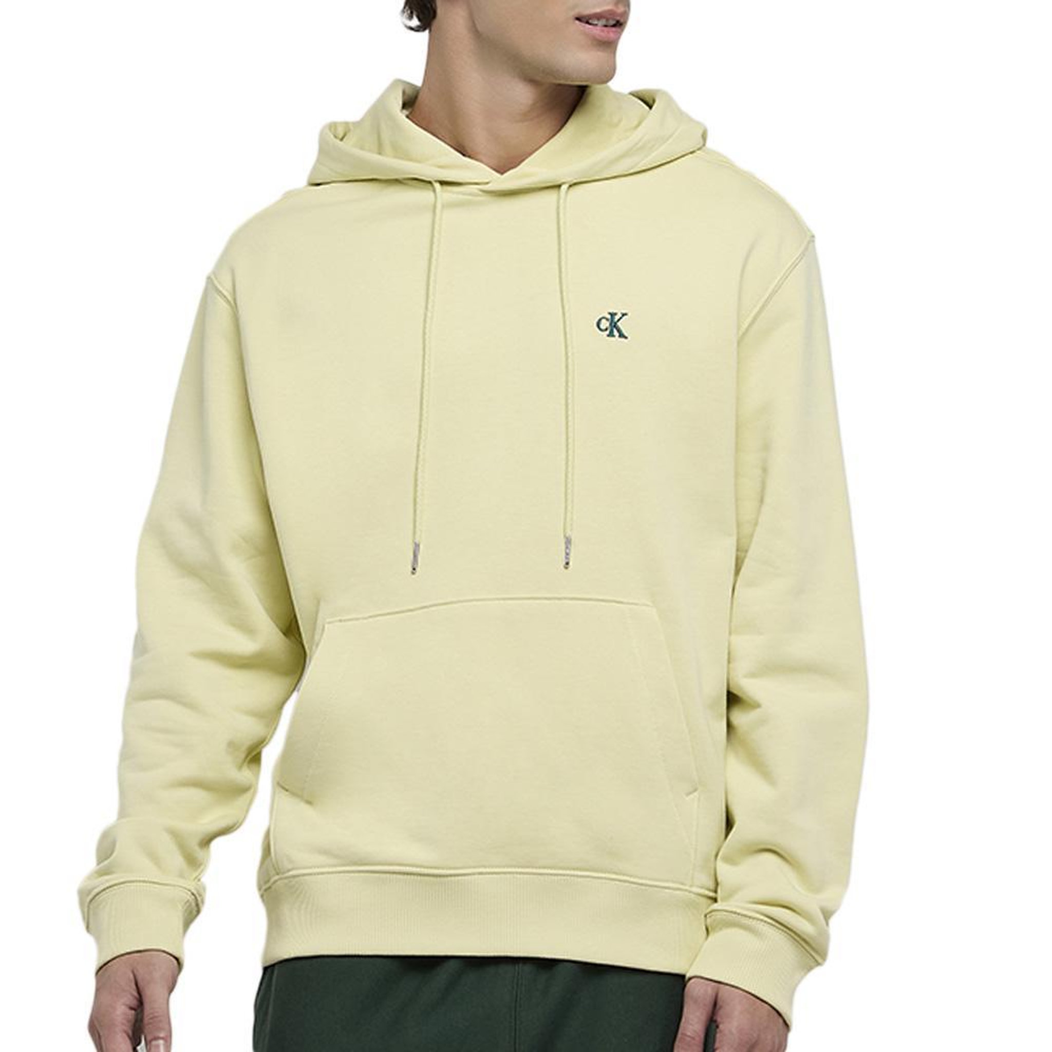 CALVIN KLEIN JEANS Sweat à Capuche Jaune Homme Calvin Klein Jeans  350 Terry Monog. Coloris disponibles : Jaune