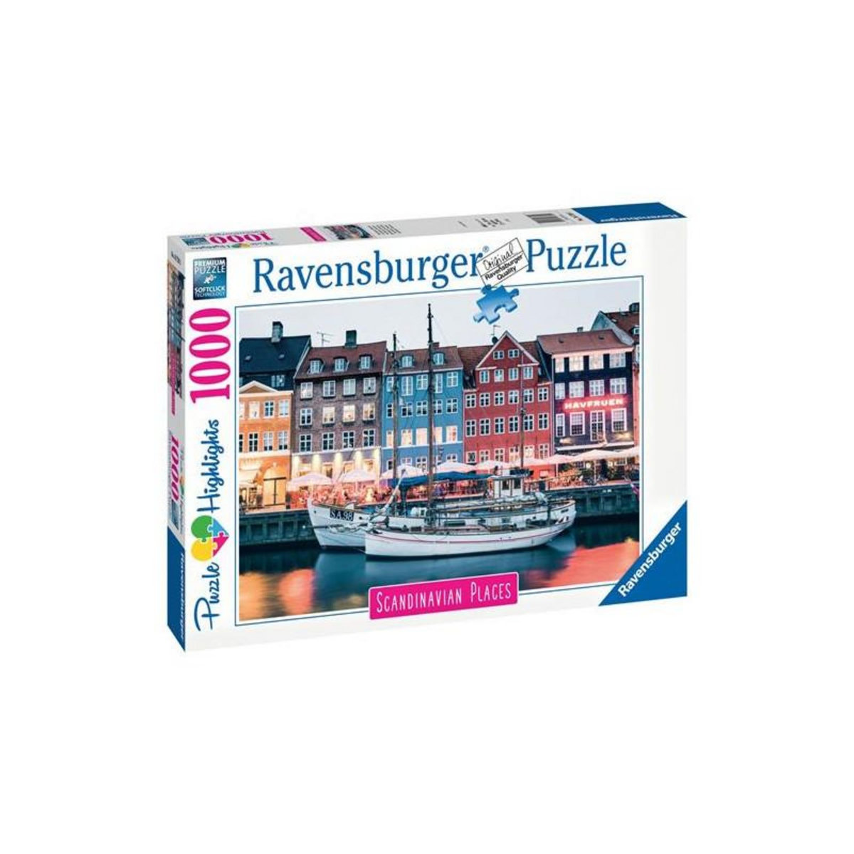 RAVENSBURGER Puzzle 1000 pièces Ravensburger Copenhague Danemark