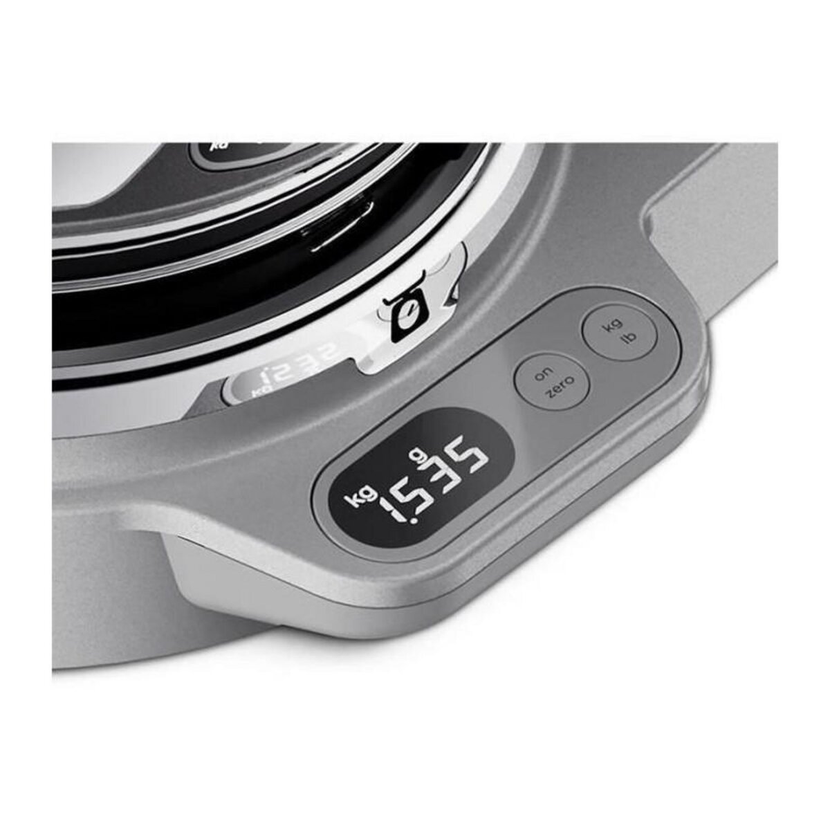 KENWOOD KENWOOD KVC85.124.SI - Robot patissier Titanium Chef Baker - 2 bols en inox 3,5L et 5L - Balance integree 6kg - Blender 1,8L - 1