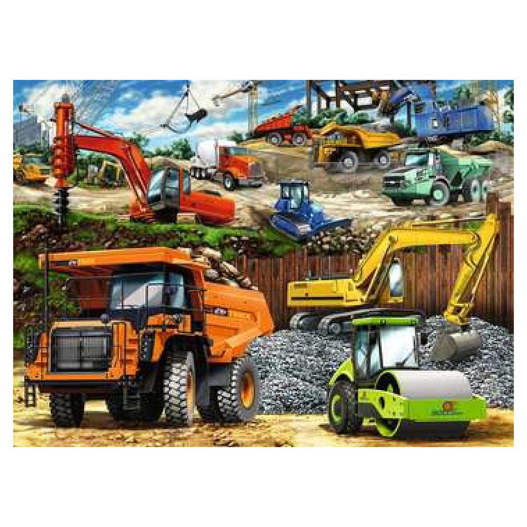 Voir la diapositive 2 : RAVENSBURGER Puzzle XXL 100 pcs le chantier
