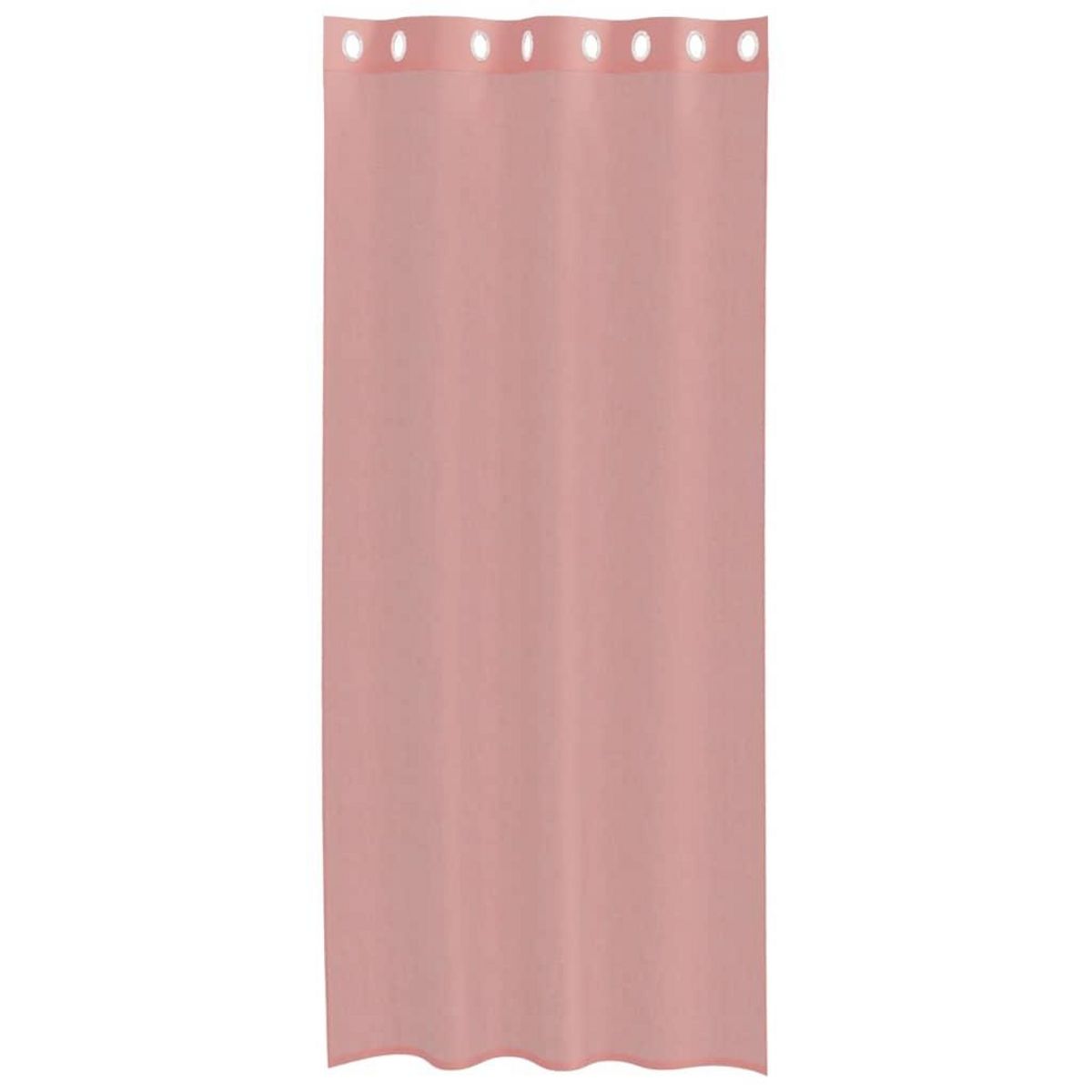 VIDAXL Rideaux en voile avec œillets 2 pcs rose 140x245 cm