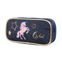 Voir la diapositive 2 : Bagtrotter Trousse scolaire rectangulaire Cybel Cheval Licorne Bleue Bagtrotter