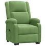 Voir la diapositive 3 : VIDAXL Fauteuil vert clair velours