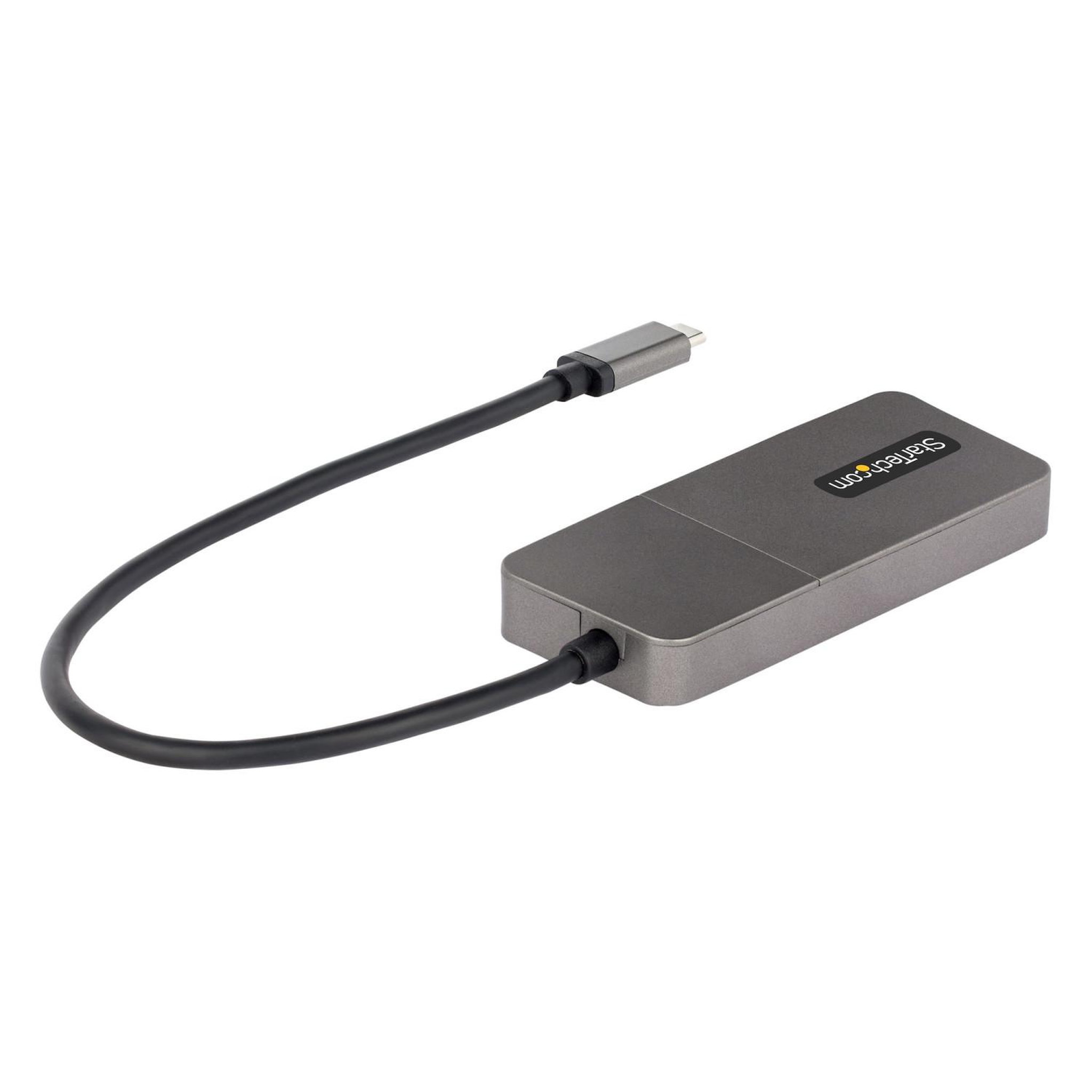Voir la diapositive 3 : Startech Startech.com adaptateur multi-moniteur usb-c 3 ports, hub usb-c vers 3x dp 1.4 mst, splitter 4k 60hz dp pour pc, hdr, câble extra-long