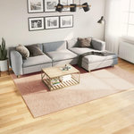 VIDAXL Tapis HUARTE a poils courts doux lavable rouge clair 200x280 cm