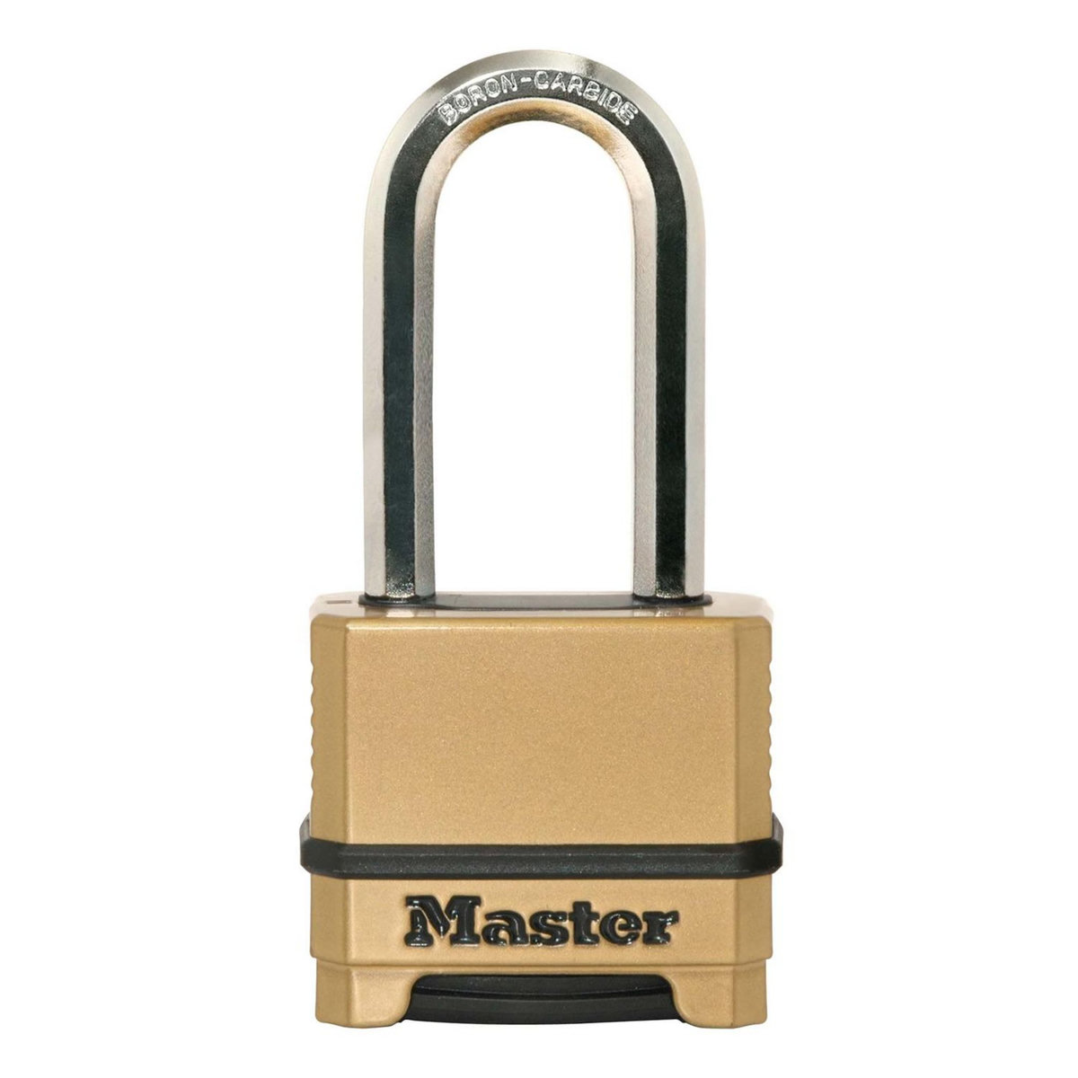 Master lock Cadenas Haute Sécurité [Combinaison] [Zinc] [Anse XL] [Extérieur] M175EURDLH