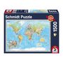 Voir la diapositive 1 : Schmidt Spiele Puzzle Planisphere, 1500 pcs