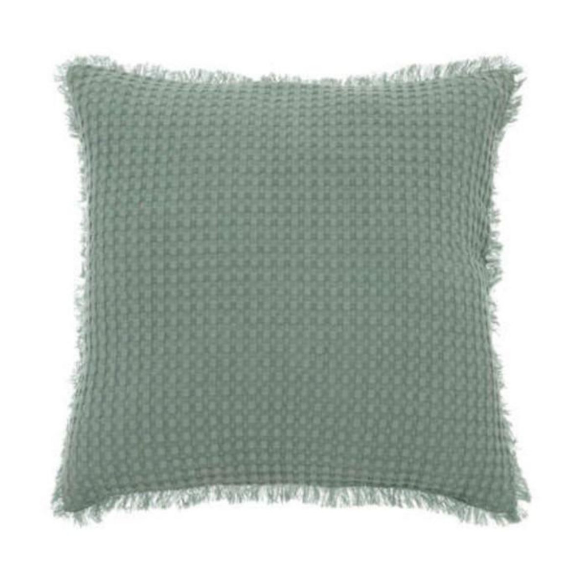 ATMOSPHERA Coussin Nid d'Abeille  Widdy  45x45cm Vert Céladon