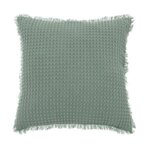 ATMOSPHERA Coussin Nid d'Abeille  Widdy  45x45cm Vert Céladon