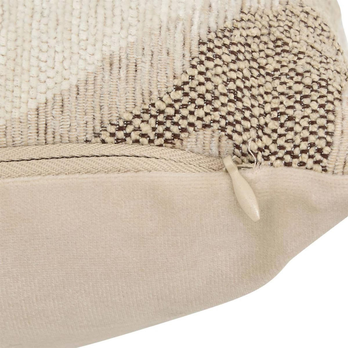 ATMOSPHERA Coussin Déco Jacquard  Dune  25x50cm Beige