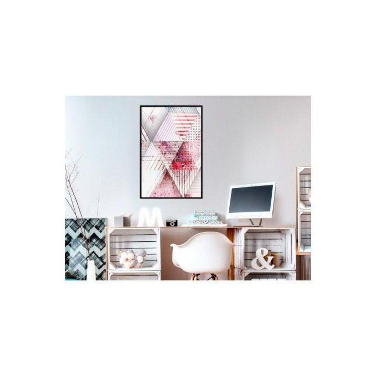 Paris Prix Affiche Murale Encadrée  Patchwork II