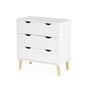 Voir la diapositive 5 : SWEEEK Commode pour enfant. 4 tiroirs. pieds en pin