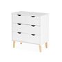 Voir la diapositive 5 : SWEEEK Commode pour enfant. 4 tiroirs. pieds en pin