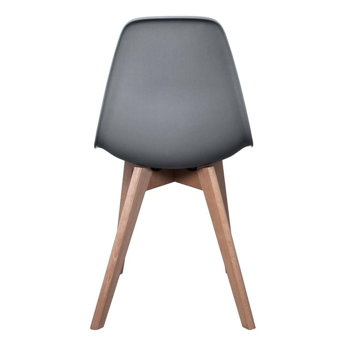 The Home Deco Factory 2 Chaises design scandinave à coque Holga