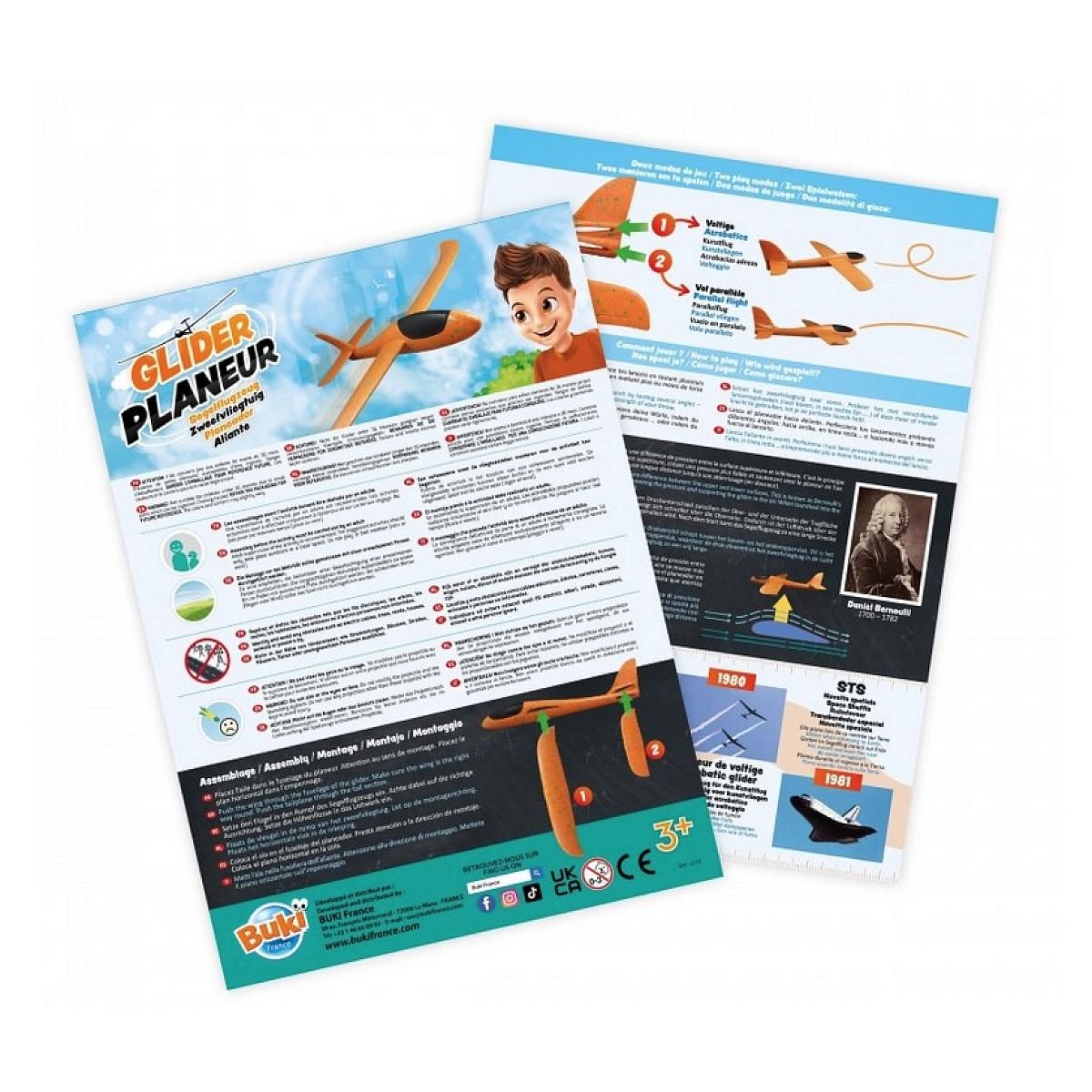 BUKI Planeur pour looping 48 cm