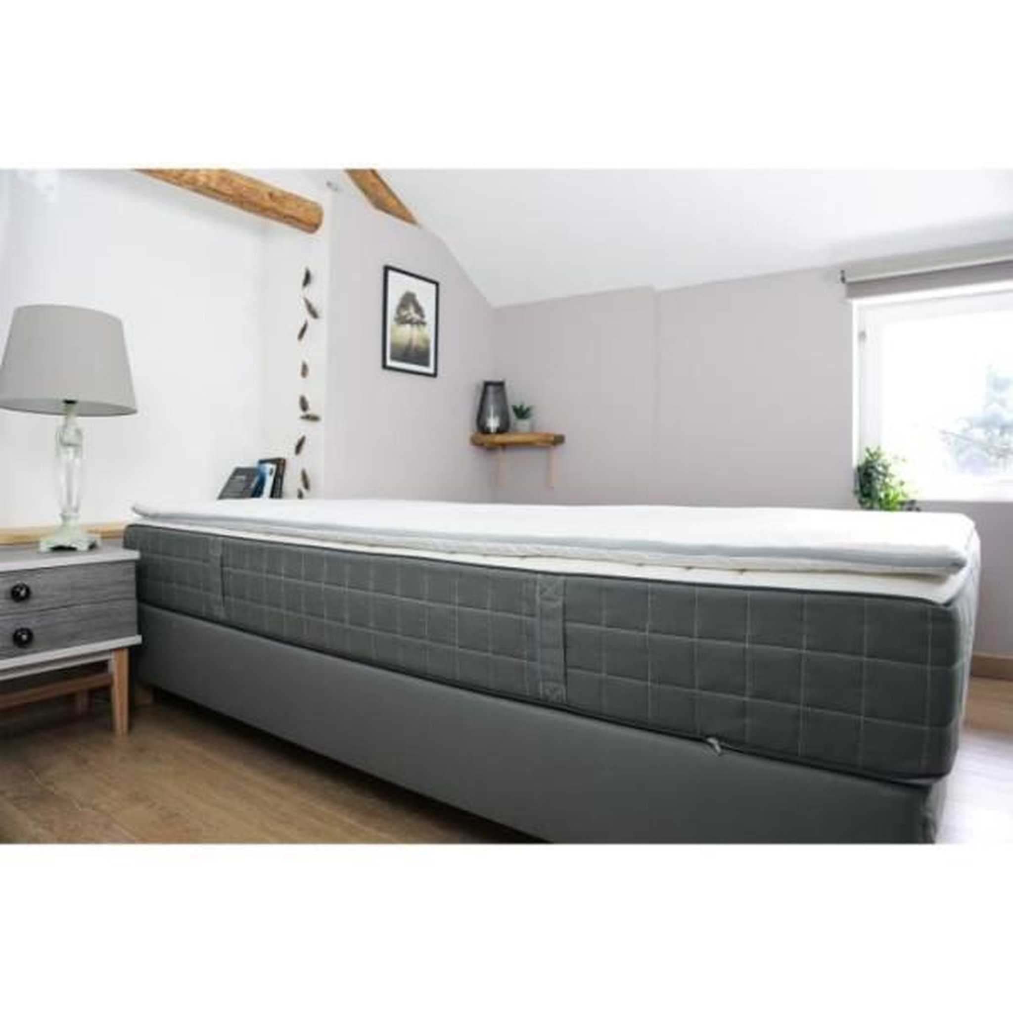 Voir la diapositive 3 : DODO Surmatelas DODO ERGO - 140x190 cm - 100% Mousse viscoélastique a mémoire de forme