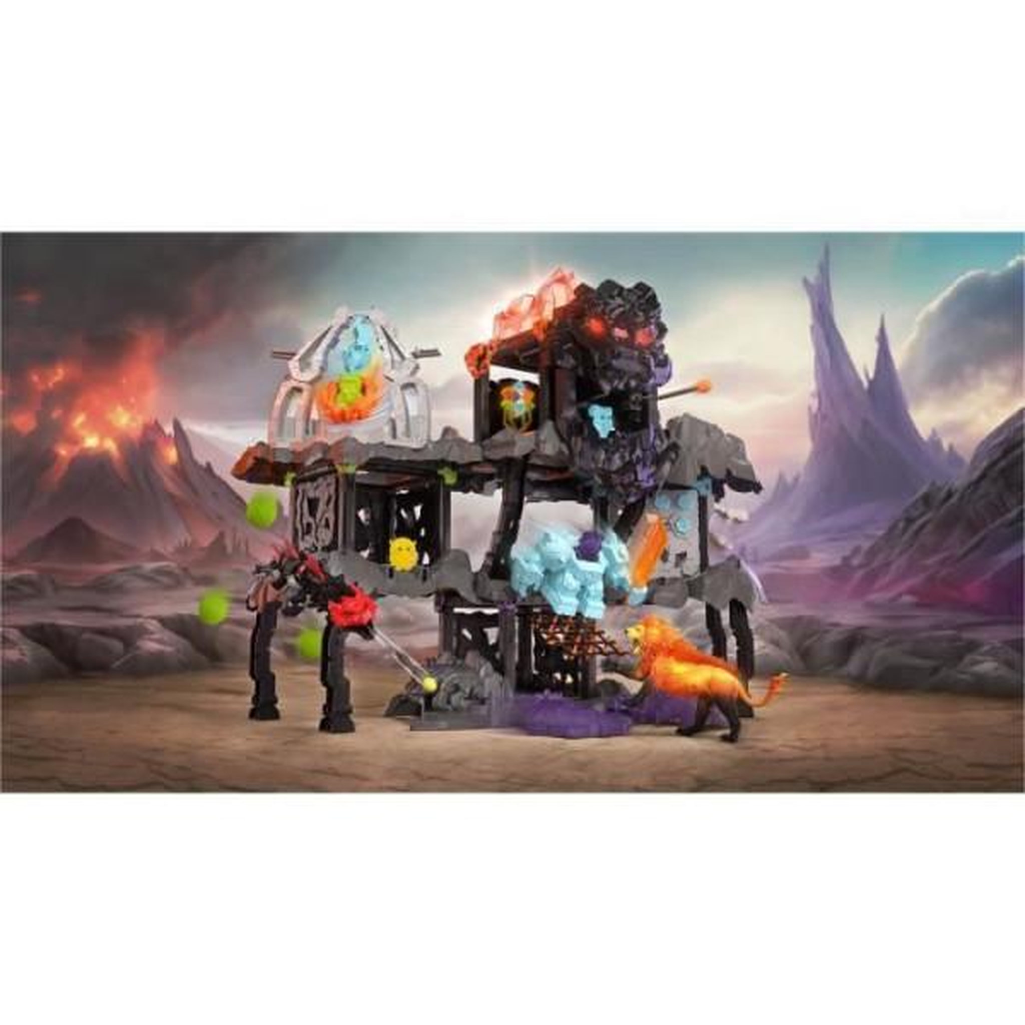 Voir la diapositive 2 : Schleich Coffret MasterCave Smashrador Eldrador, 18 fonctions, 6 figurines, SCHLEICH 42757 Eldrador Creatures, 119 pieces, Des 7 ans