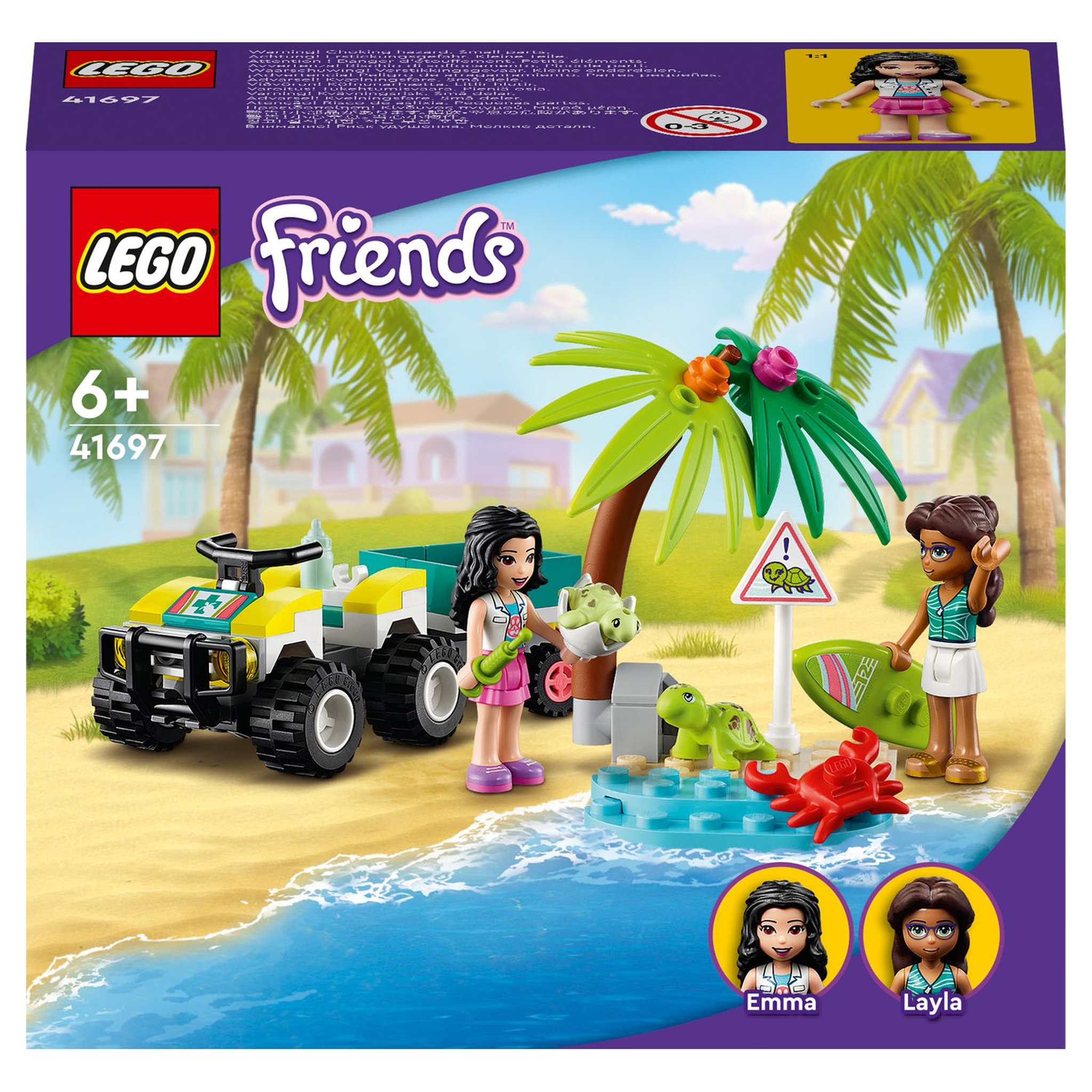 LEGO Friends 41697 - Véhicule de protection des tortues