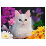 RAVENSBURGER Puzzle 100 p XXL Chat a paillettes