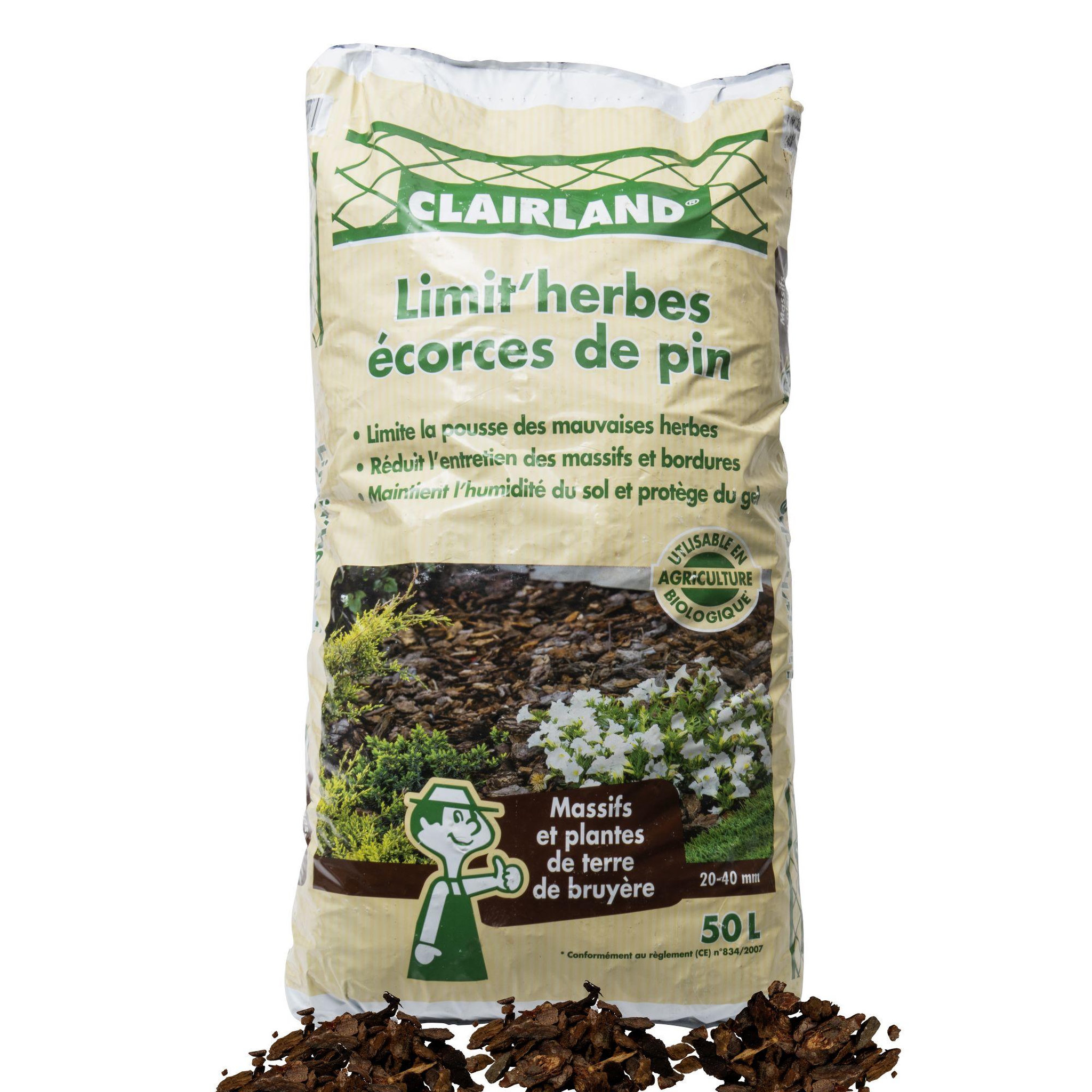 ALGOFLASH Écorces de pin 20/40 en sac de 50 litres