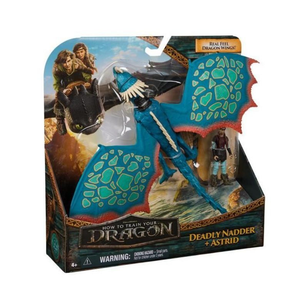 Spin Master SPIN MASTER PACK DRAGON ET VIKING 25 CM TEMPETE Dragons Movie