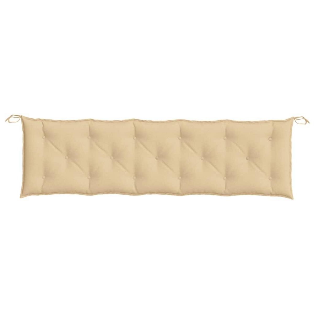 VIDAXL Coussin de banc de jardin beige melange 180x50x7 cm tissu