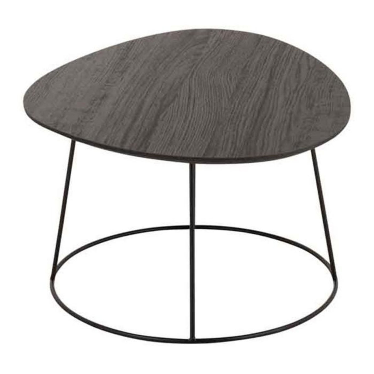 Paris Prix Table Basse Design  Mesla  121cm Marron Foncé