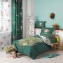 Voir la diapositive 3 : Paris Prix Coussin Enfant  Léo l'Explorateur  40x40cm Vert