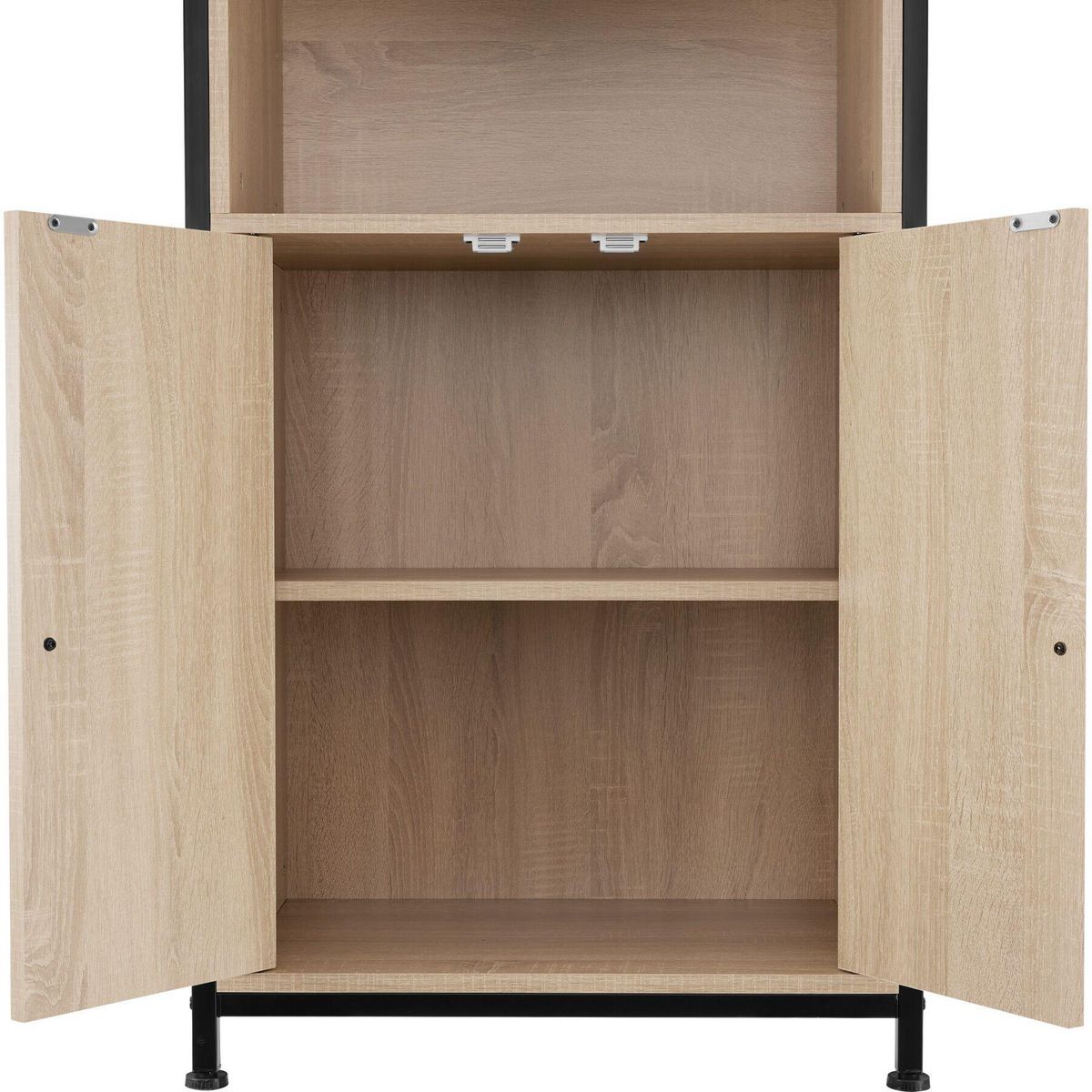 tectake Buffet style industriel Bois clair industriel, Chêne Sonoma