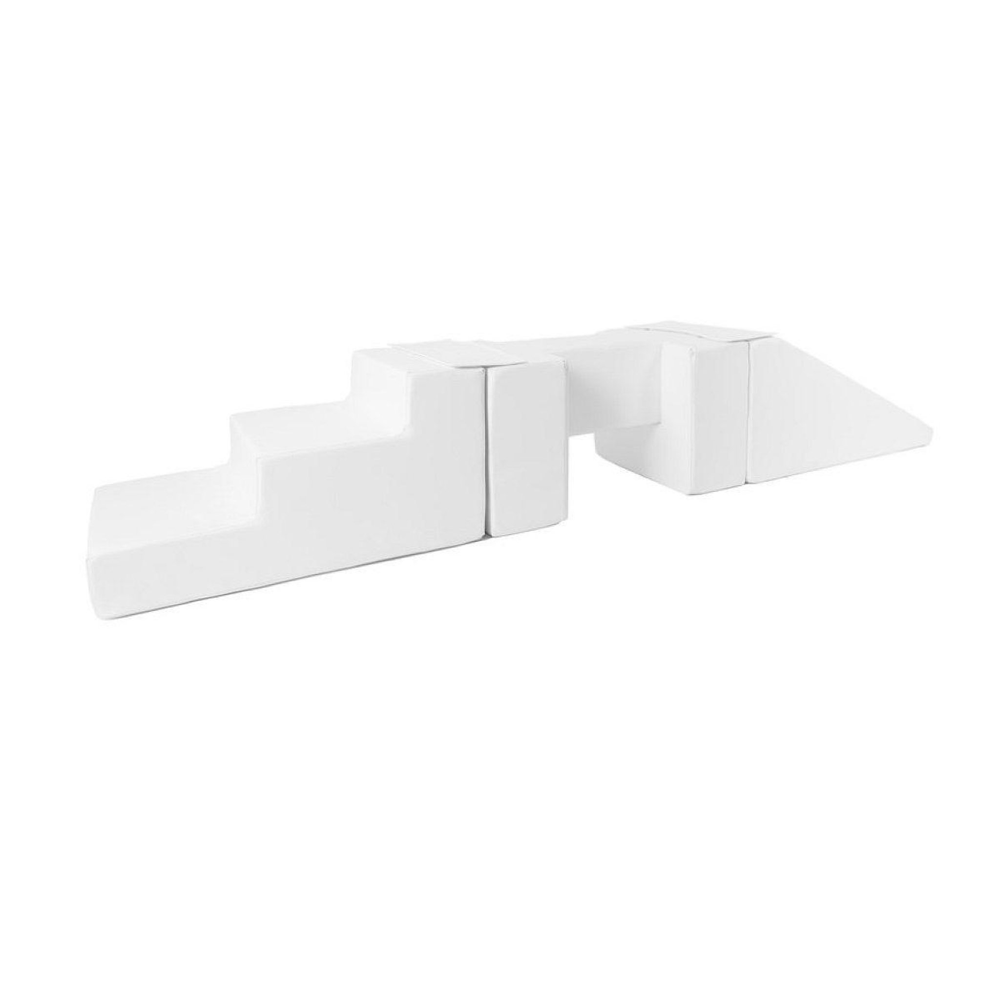 VELINDA Passerelle 5 blocs en mousse blanc