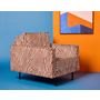 Voir la diapositive 1 : LISA DESIGN Charlie - fauteuil zèbre en velours