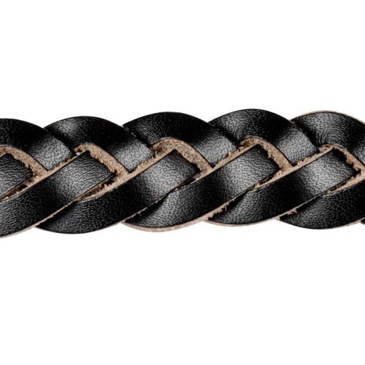 Paris Prix Collier pour Chien Réglable  Tressé  45-65cm Noir