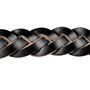 Voir la diapositive 4 : Paris Prix Collier pour Chien Réglable  Tressé  45-65cm Noir