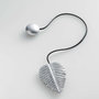 Voir la diapositive 2 : Paris Prix Embrasse de Rideau Aimantée  Zafara  33cm Argent
