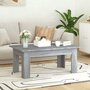 Voir la diapositive 3 : VIDAXL Table basse Sonoma gris 100x60x42 cm Bois d'ingenierie