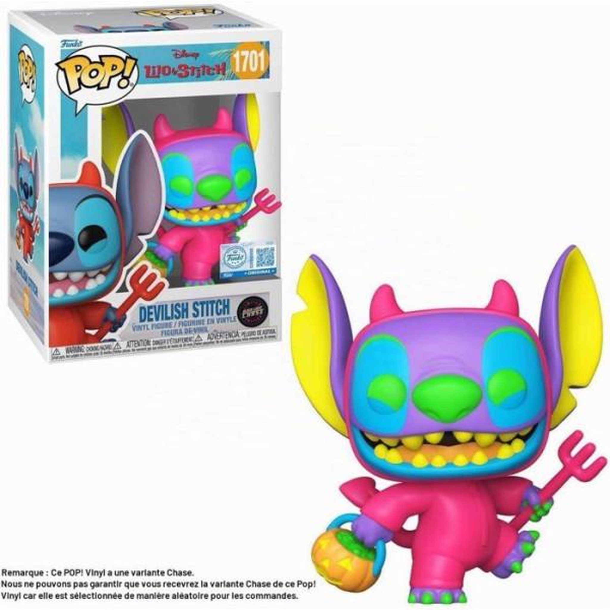 Voir la diapositive 4 : Funko Figurine Funko Pop! - Disney - Stitch en Diable n°1701 Chase