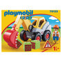 Voir la diapositive 2 : PLAYMOBIL 70125 - 1.2.3 -  Pelleteuse