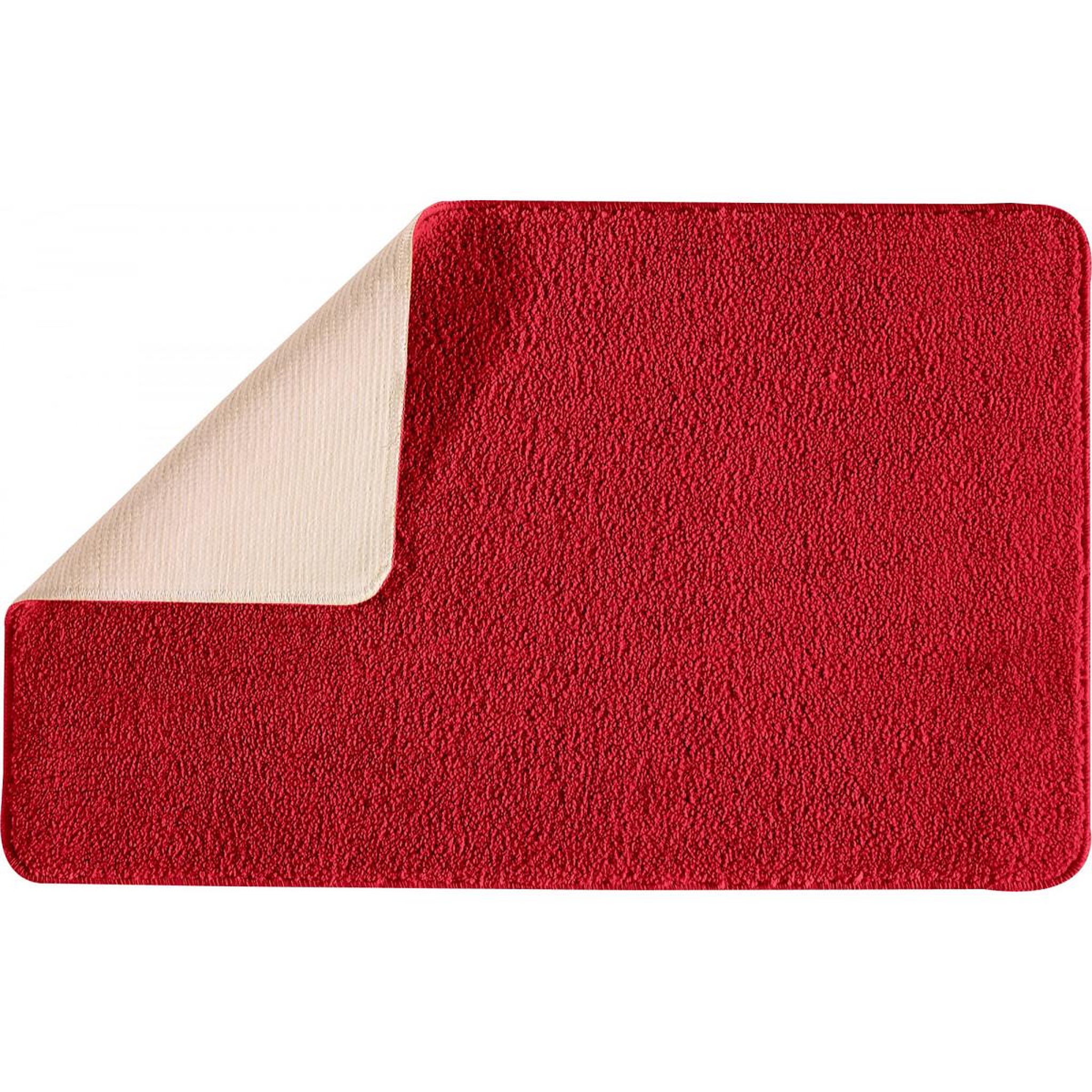 Voir la diapositive 1 : GUY LEVASSEUR Tapis de bain uni 50x80 en polyester 50x80cm
