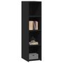Voir la diapositive 3 : VIDAXL Buffet noir 30x41x124 cm bois d'ingenierie